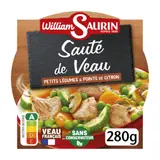Plat cuisiné sauté de veau et légumes WILLIAM SAURIN