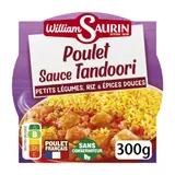 Plat Cuisiné Poulet Sauce Tandoori aux Petits Légumes, Riz & Epices Douces WILLIAM SAURIN