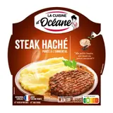 Plat cuisiné steak haché/purée emmental LA CUISINE D'OCEANE