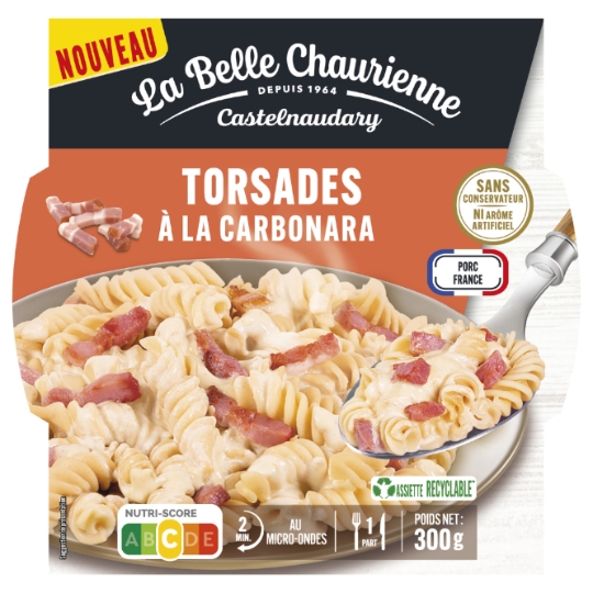 Torsades à la Carbonara LA BELLE CHAURIENNE