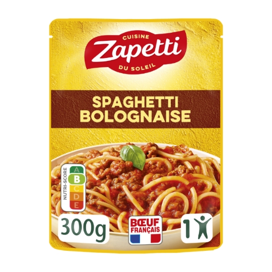 Plat Individuel Spaghettini Bolognaise ZAPETTI