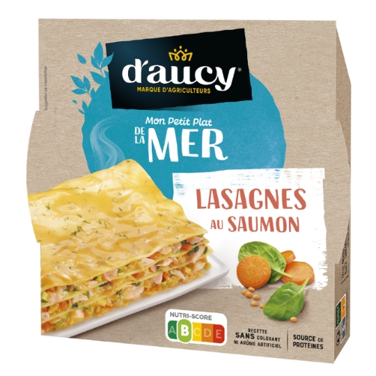 Plat Cuisiné lasagnes saumon D'AUCY
