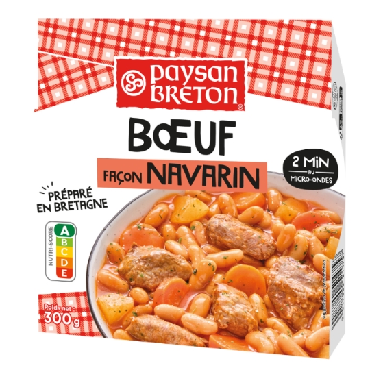 Plat Cuisiné Bœuf Façon Navarin PAYSAN BRETON