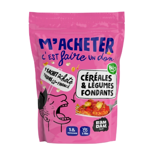 Céréales et Légumes Fondants Bio RAMDAM SOCIAL