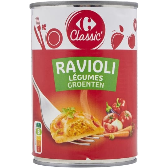 Plat cuisiné Ravioli légumes CARREFOUR CLASSIC'