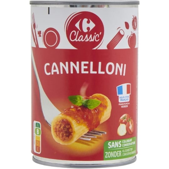 Plat cuisiné cannelloni CARREFOUR CLASSIC'