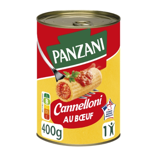 Plat Individuel Cannelloni Pur Bœuf PANZANI
