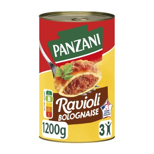 Plat familial Ravioli Bolognaise PANZANI