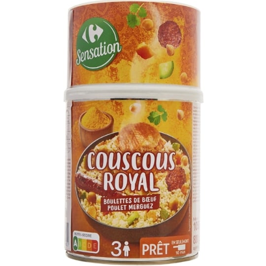 Plat cuisiné Couscous royal CARREFOUR SENSATION