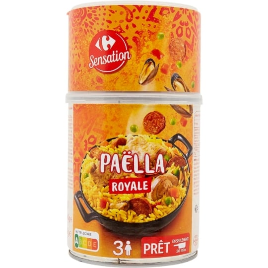 Plat cuisiné Paëlla Royale CARREFOUR SENSATION