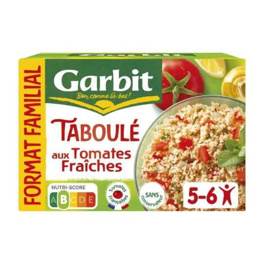Plat familial Taboulé aux Tomates GARBIT