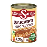 Plat Individuel Saucisses aux Haricots WILLIAM SAURIN