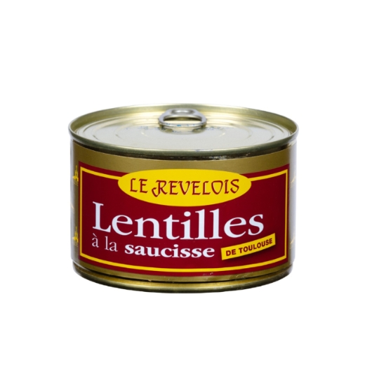 Lentilles aux Saucisses de Toulouse LE REVELOIS