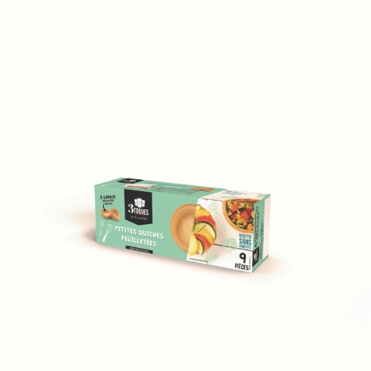 Petites Quiches Feuilletées à Garnir 3 TOQUES