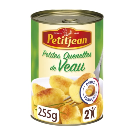 Plat Individuel Petites Quenelles de Veau PETIT JEAN