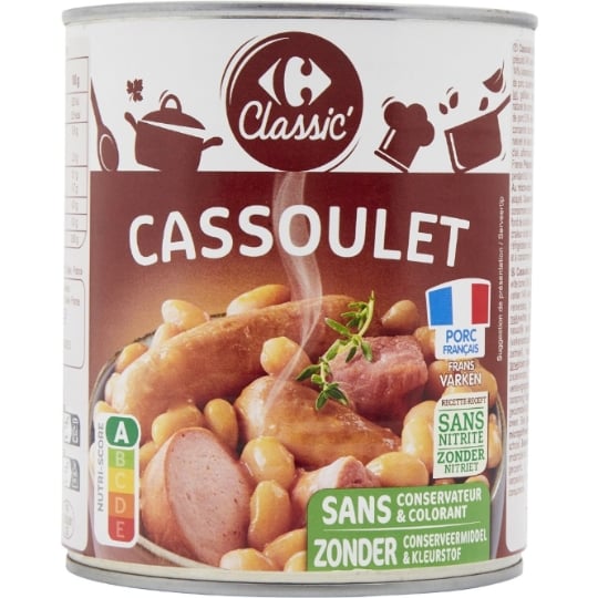 Plat cuisiné cassoulet CARREFOUR CLASSIC'