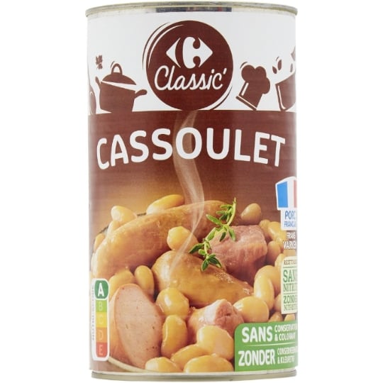 Plat cuisiné cassoulet CARREFOUR CLASSIC'