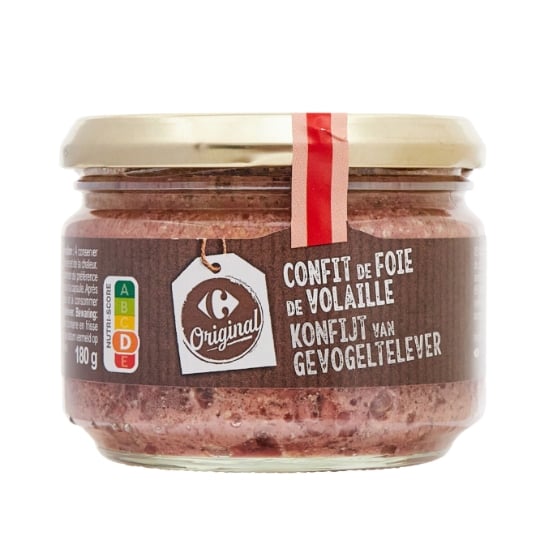 Confit de foie de volaille CARREFOUR ORIGINAL