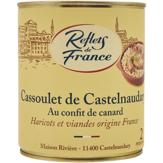 Plat cuisiné cassoulet de Castelnaudary REFLETS DE FRANCE