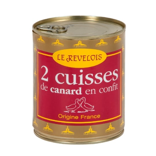 Confit de canard 2 cuisses LE REVELOIS
