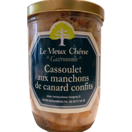 Cassoulet aux Manchons de Canard Confits Gastronomie LE VIEUX CHENE
