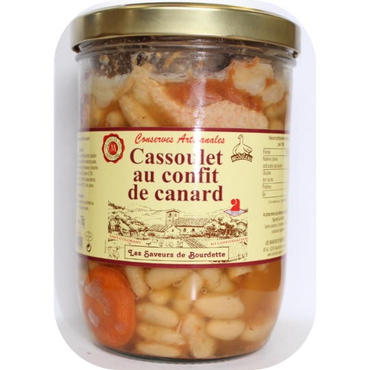 Cassoulet au Confit de Canard LES SAVEURS DE BOURDETTE