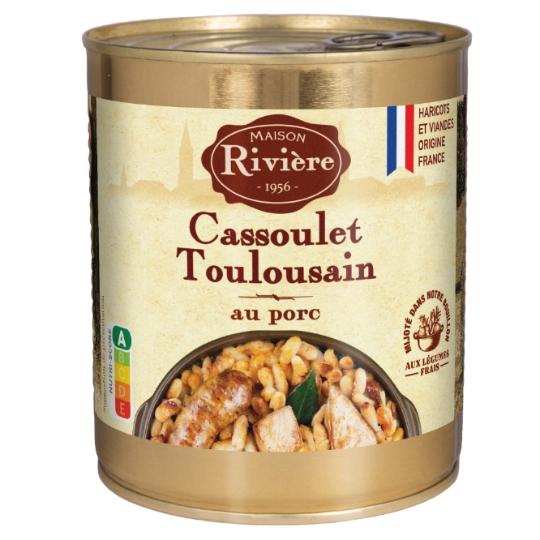 Cassoulet Toulousain au Porc MAISON RIVIERE
