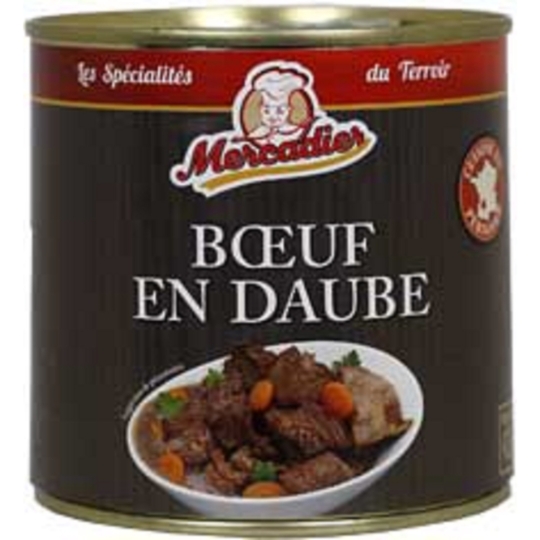 Plat Cuisiné Boeuf en Daube MERCADIER