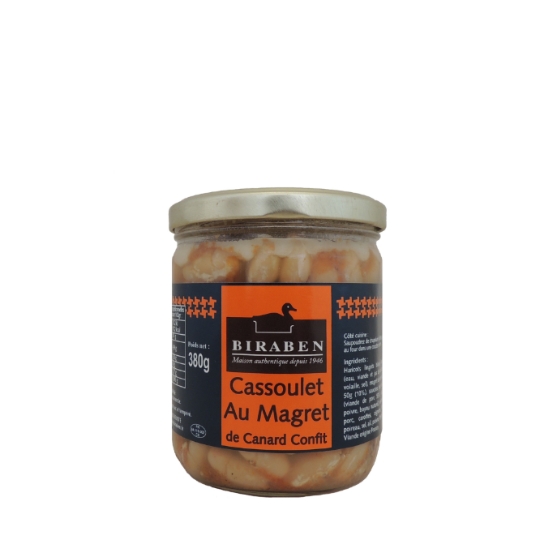 Cassoulet au Magret de Canard Confit SAS BIRABEN