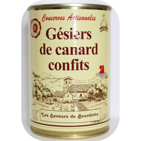 Gesiers de Canard Confits SAVEURS DE BOURDETTE