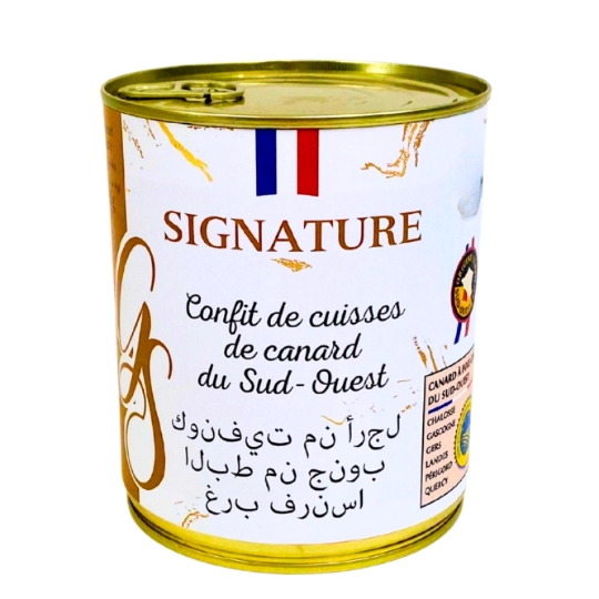 Confits Canard 2 Cuisses IGP Sud-Ouest Halal SIGNATURE
