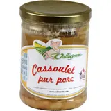 Plat cuisiné cassoulet pur porc Label Rouge VALLEGRAIN