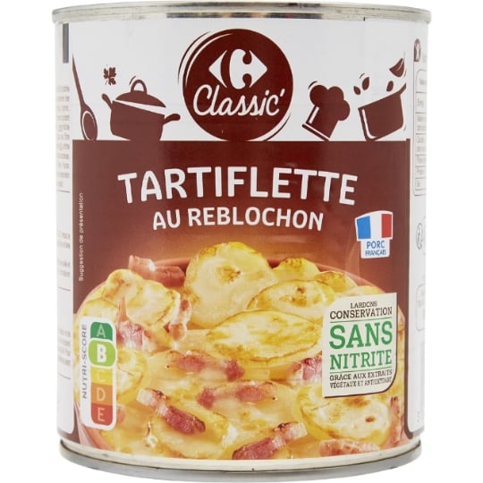 Plat cuisiné Tartiflette CARREFOUR CLASSIC'