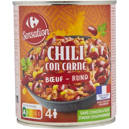 Chili con Carne CARREFOUR SENSATION