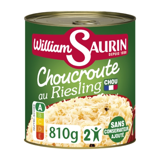 Plat familial Choucroute au Riesling WILLIAM SAURIN