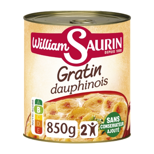 Plat familial Gratin Dauphinois WILLIAM SAURIN