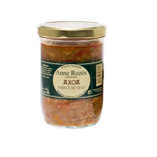 Plat cuisiné Axoa émincé de veau ANNE ROZES