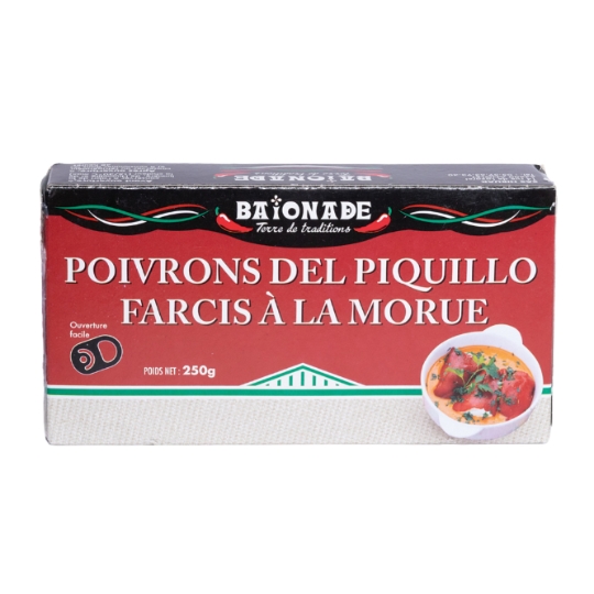 Piquillos farcis à la morue BAIONADE
