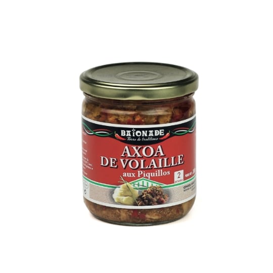 Plat cuisiné Axoa volailles Piquillos BAIONADE