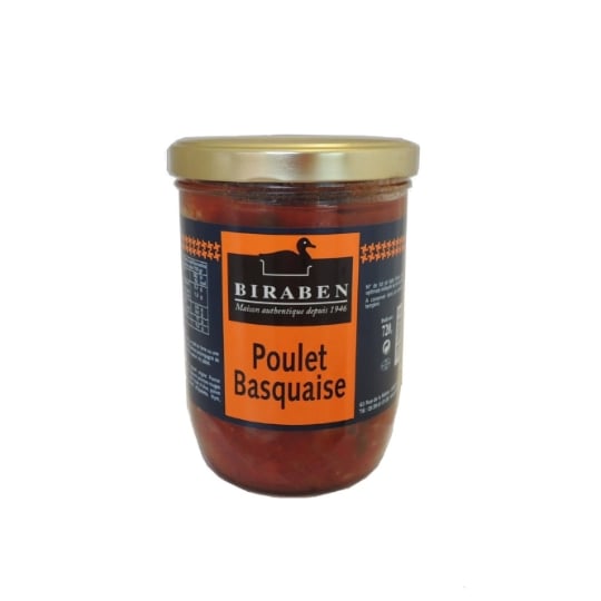 Plat cuisiné Poulet basquaise BIRABEN