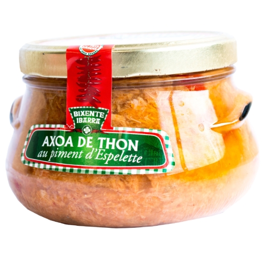 Plat cuisiné Axoa de thon au piment d'Espelette BIXENTE IBARRA