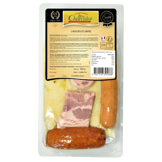 Choucroute Garnie d'Alsace Cuite CHARCULOR