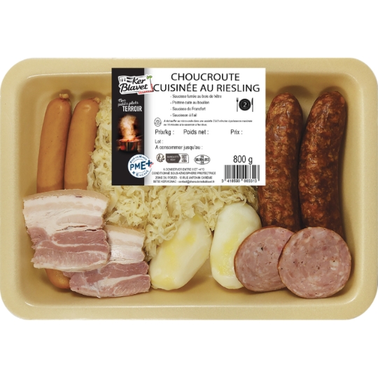 Choucroute Cuisinée au Riesling Garnie CHARCUTERIE DU BLAVET