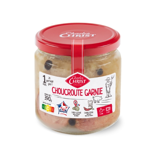 Choucroute garnie pur porc français CHARLES CHRIST