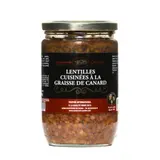 Lentilles cuisinés graisse canard CONSERVERIE GRATIEN