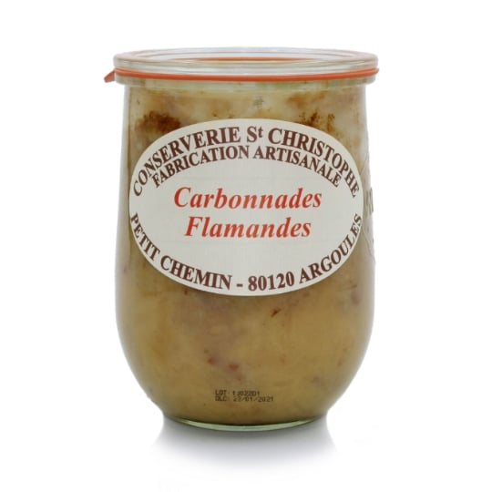 Plat cuisiné carbonnades Flamandes CONSERVERIE ST CHRISTOPHE