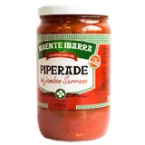 Plat cuisiné de piperade jambon Serrano GILBERT BARADAT