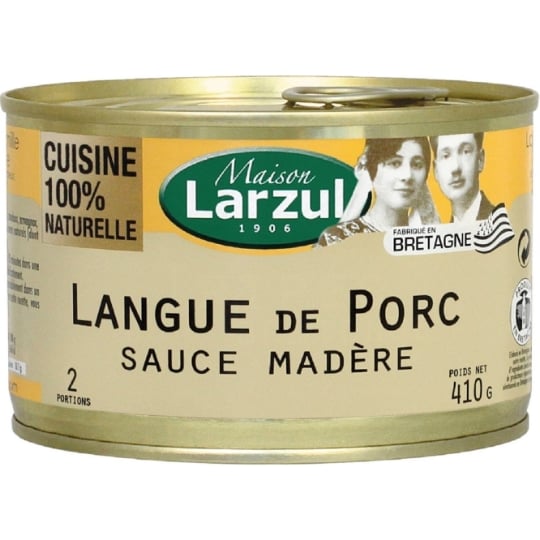 Langue de porc sauce Madère LARZUL