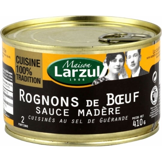 Rognons de bœuf sauce Madère LARZUL