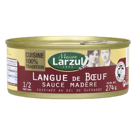 Langue de bœuf sauce Madère LARZUL